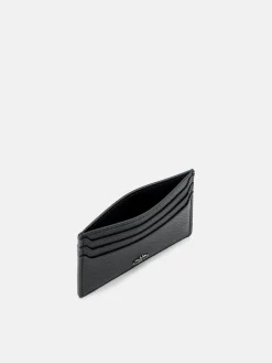 Leather Card Holder - Black