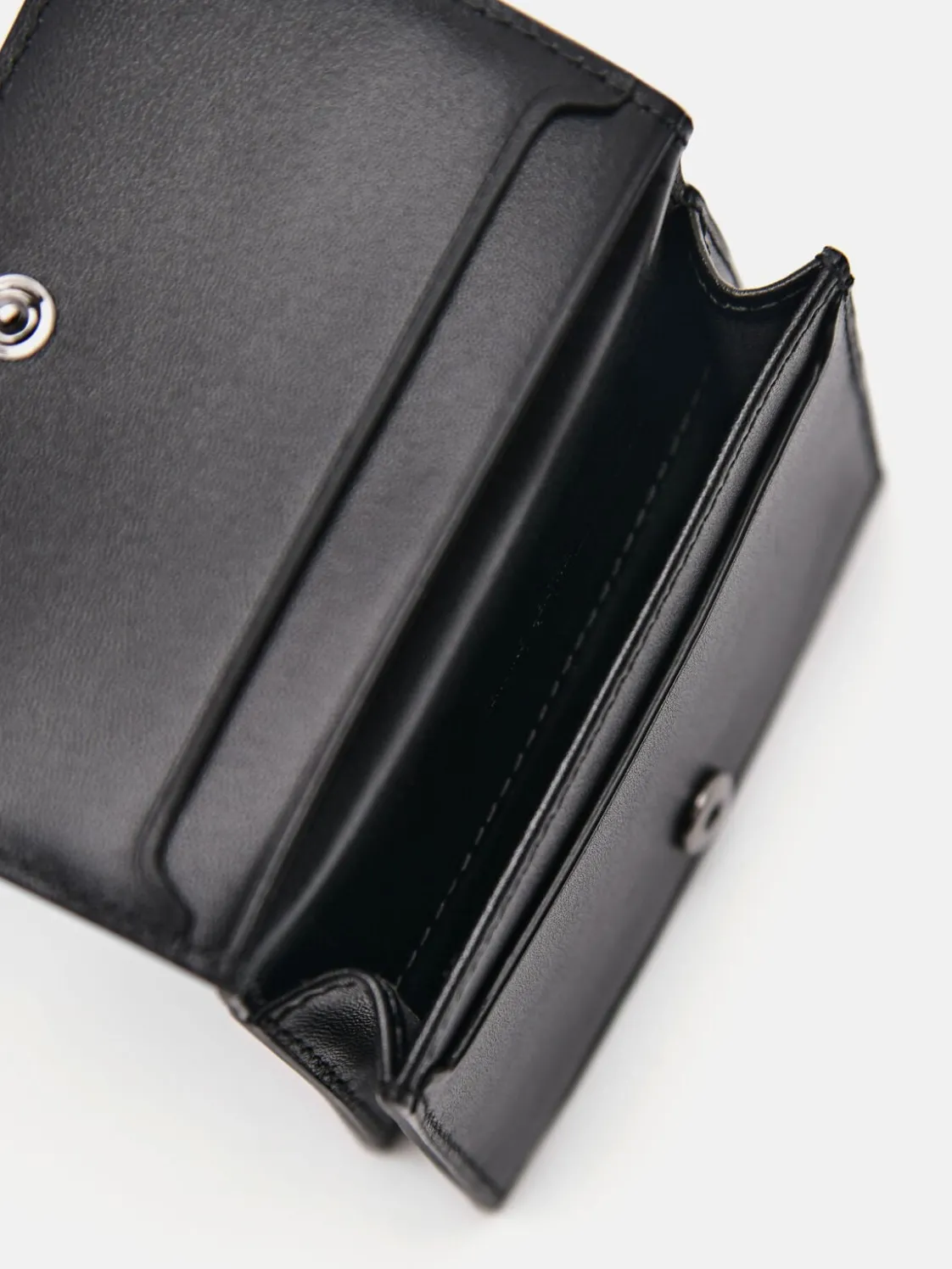 Leather Card Holder - Black