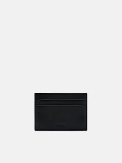 Leather Card Holder - Black