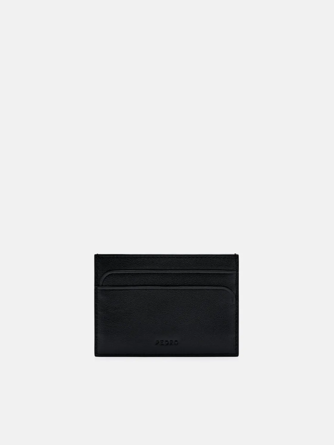 Leather Card Holder - Black