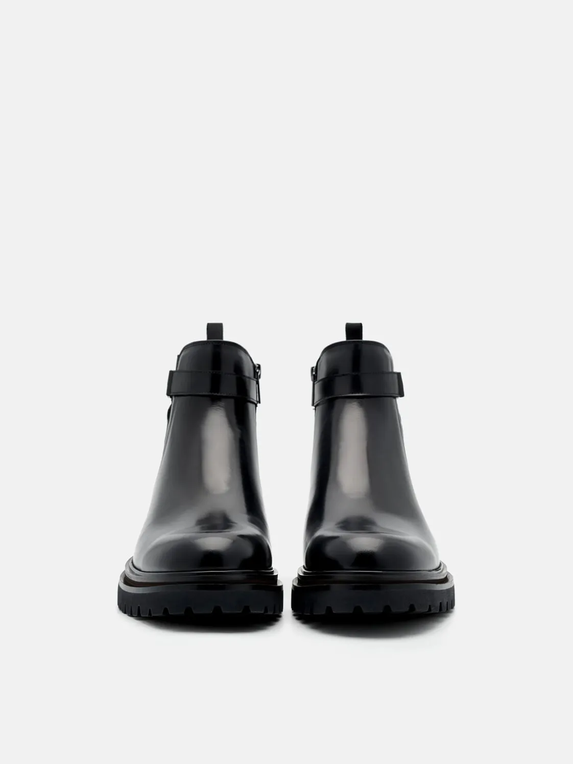 Leather Chelsea Boots - Black