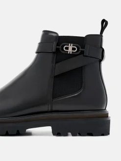 Leather Chelsea Boots - Black