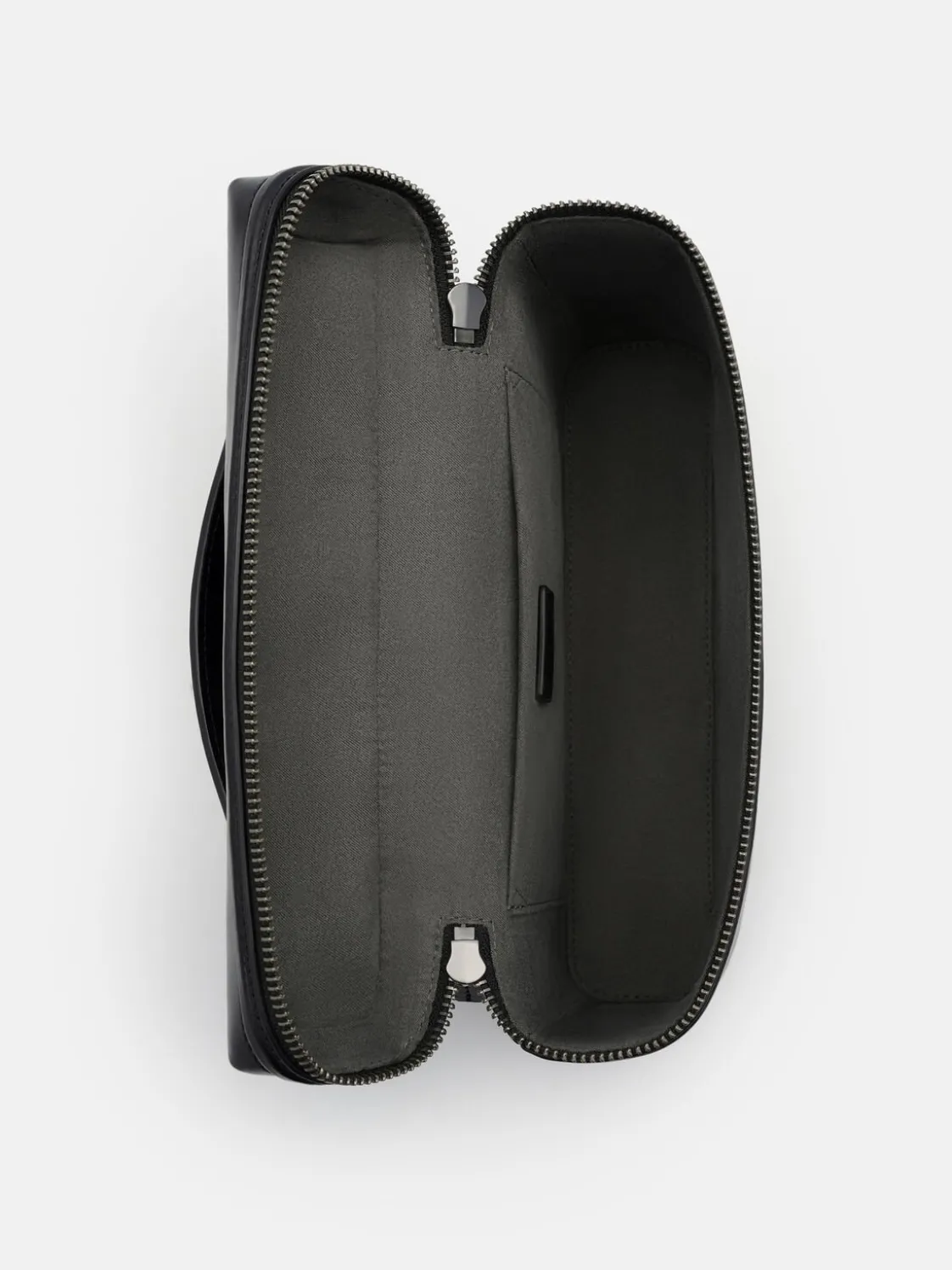 Leather Clutch Bag - Black