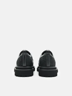 Leather Derby Shoes - Black