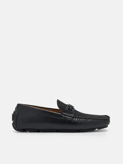 Leather Driving Shoes - Black