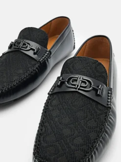 Leather Driving Shoes - Black