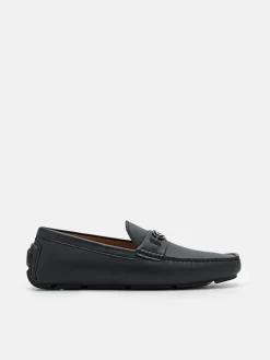 Leather Driving Shoes - Black