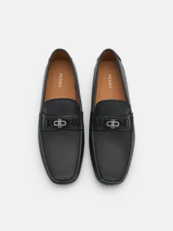 Leather Driving Shoes - Black