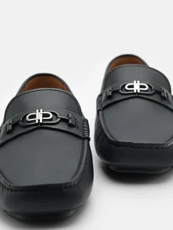 Leather Driving Shoes - Black