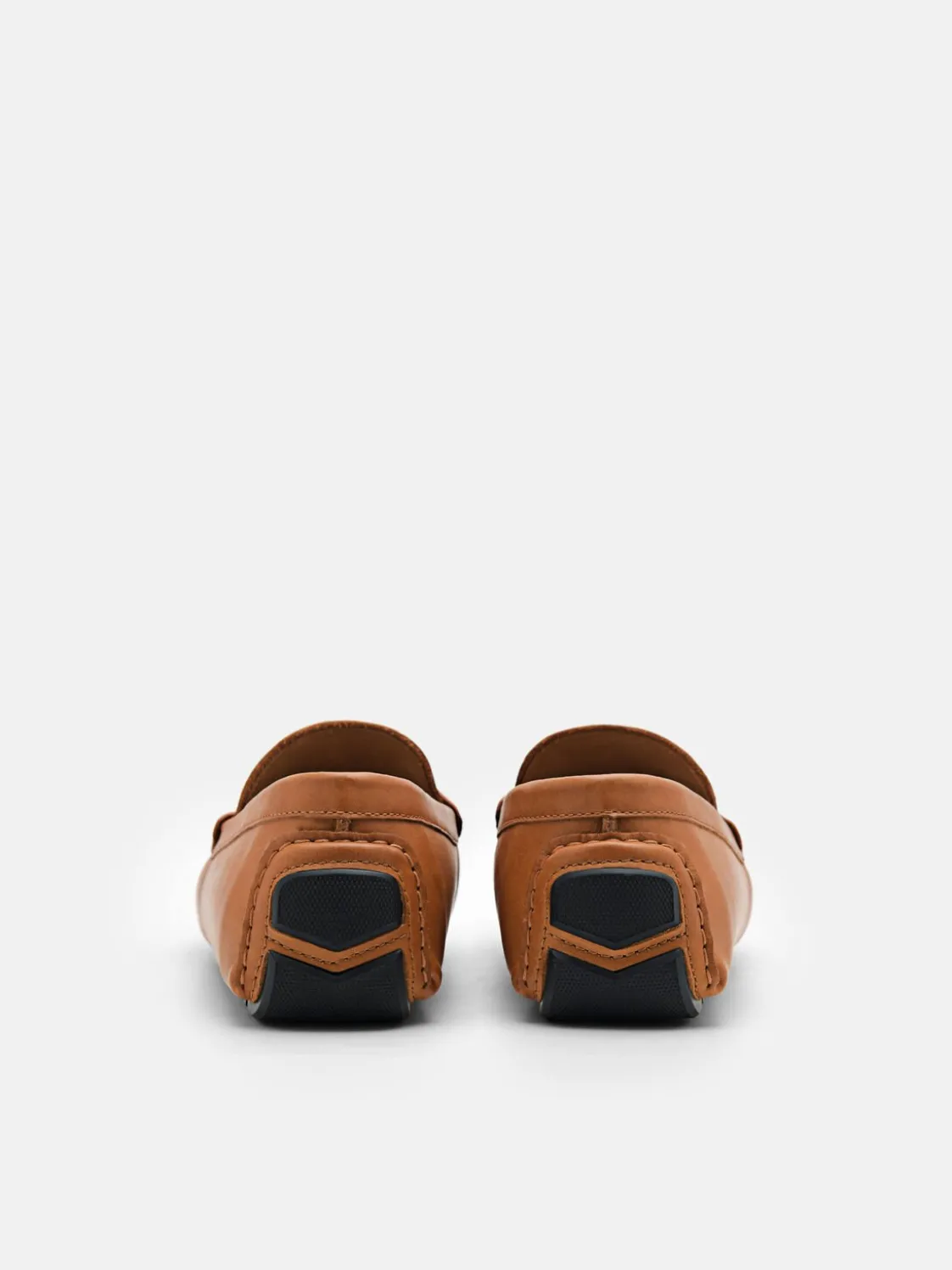 Leather Driving Shoes - Camel