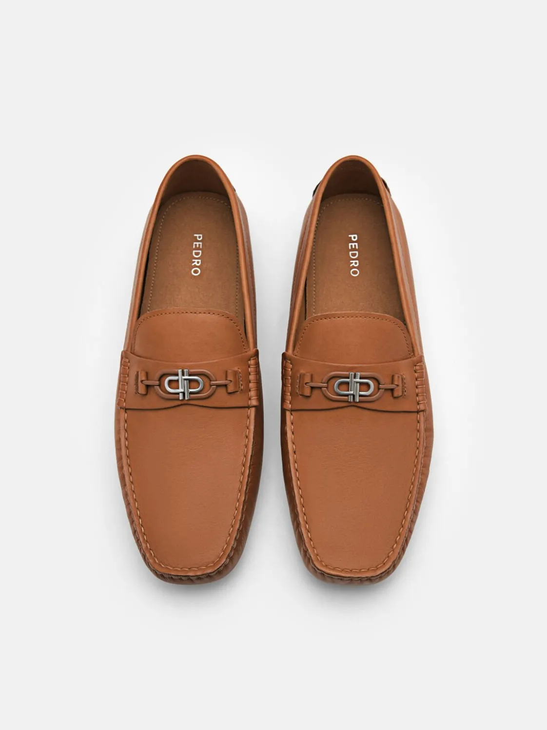 Leather Driving Shoes - Camel