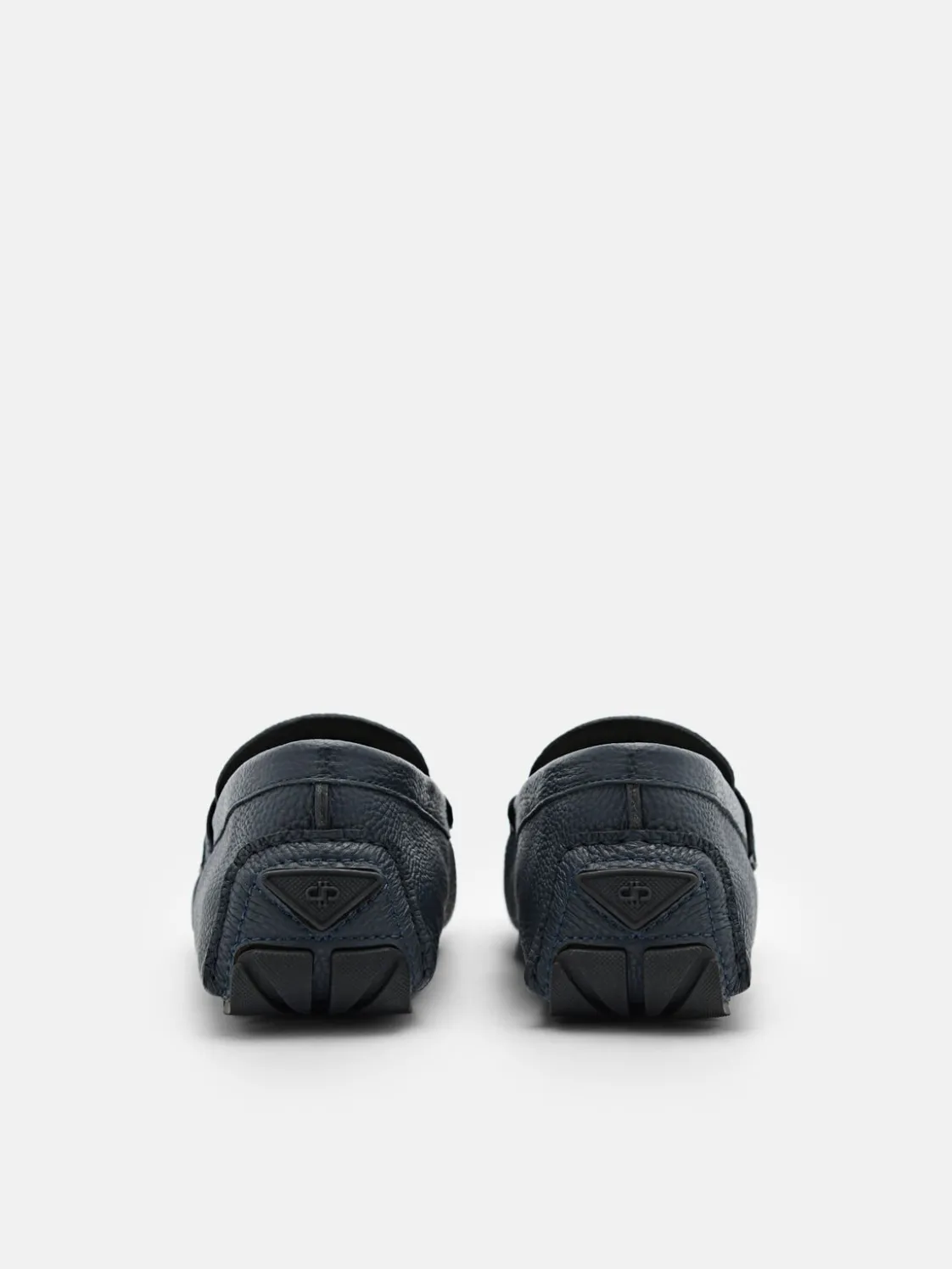 Leather Driving Shoes - Navy