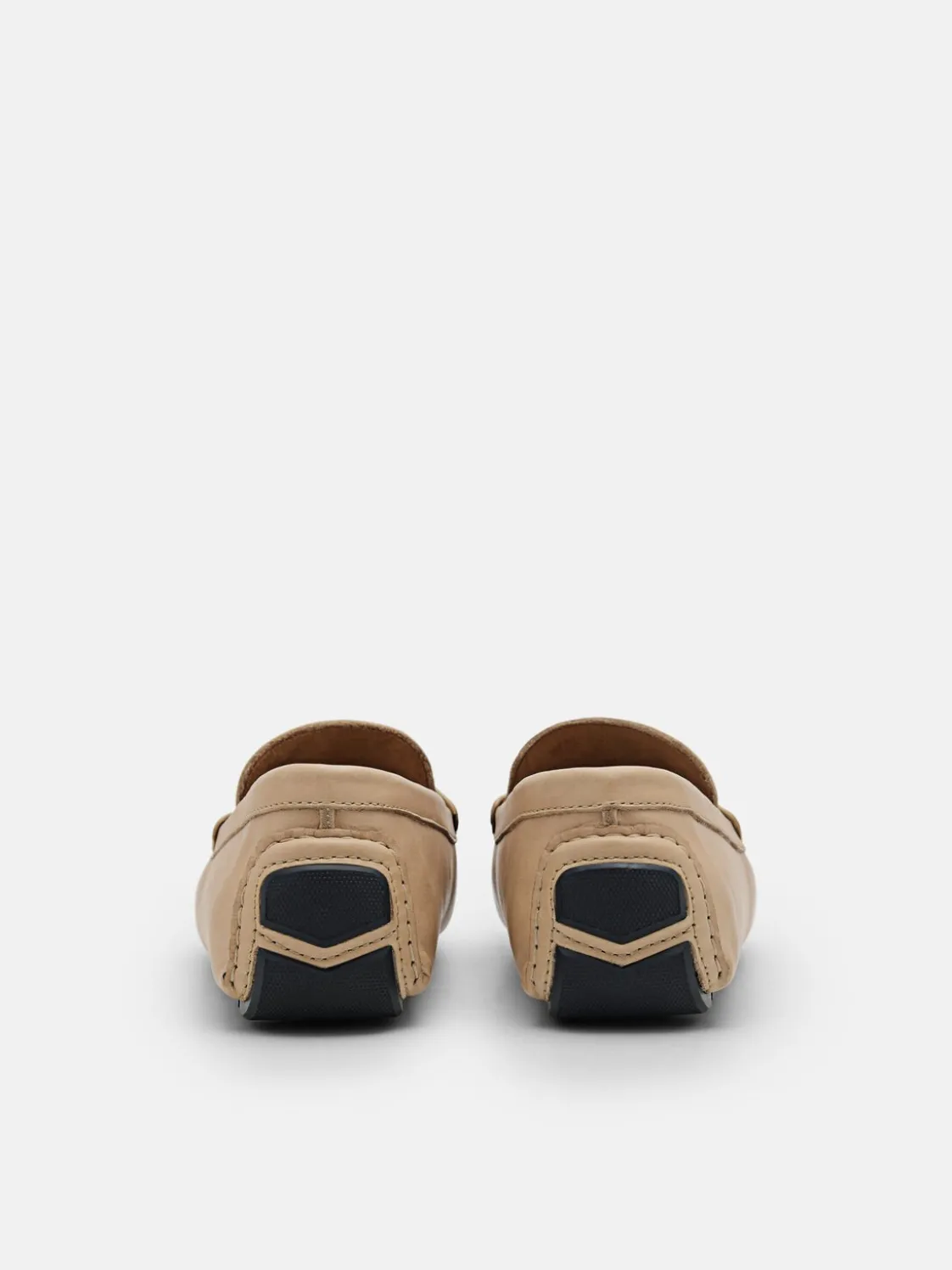 Leather Driving Shoes - Sand