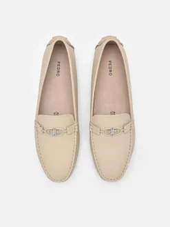 Leather Driving Shoes - Sand