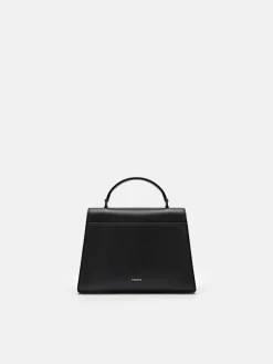 Leather Handbag - Black