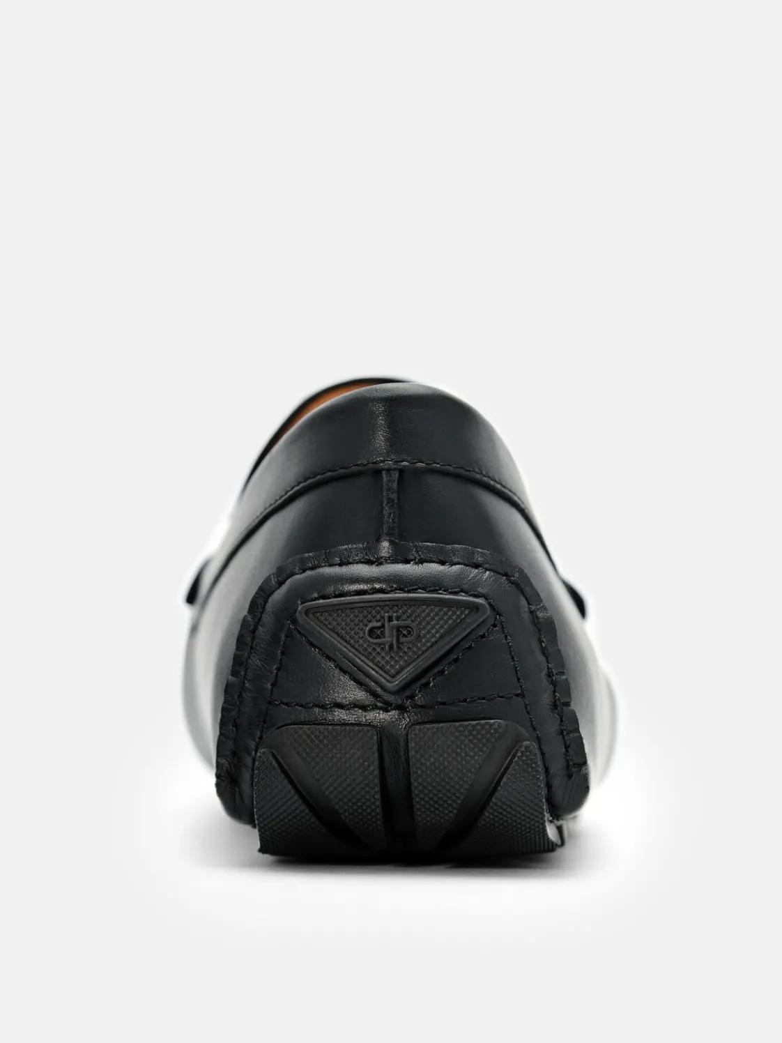 Leather Horsebit Driving Shoes - Black