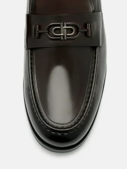 Leather Horsebit Loafer - Dark Brown