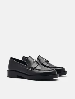 Leather Loafers - Black