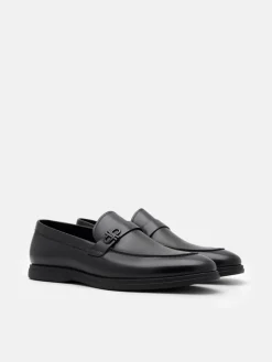 Leather Loafers - Black