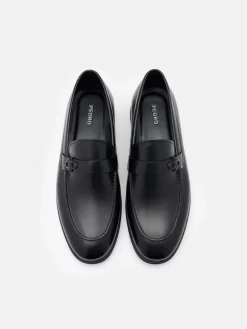 Leather Loafers - Black