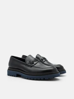 Leather Loafers - Black2