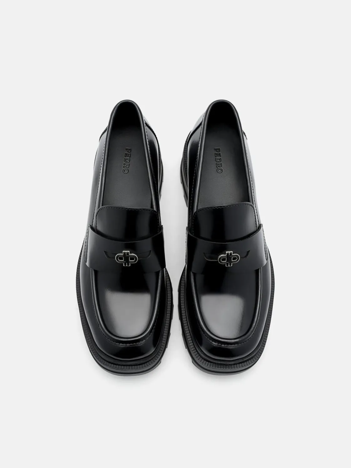 Leather Loafers - Black