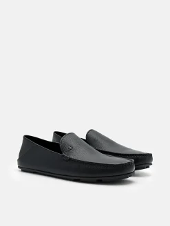 Leather Loafers - Black