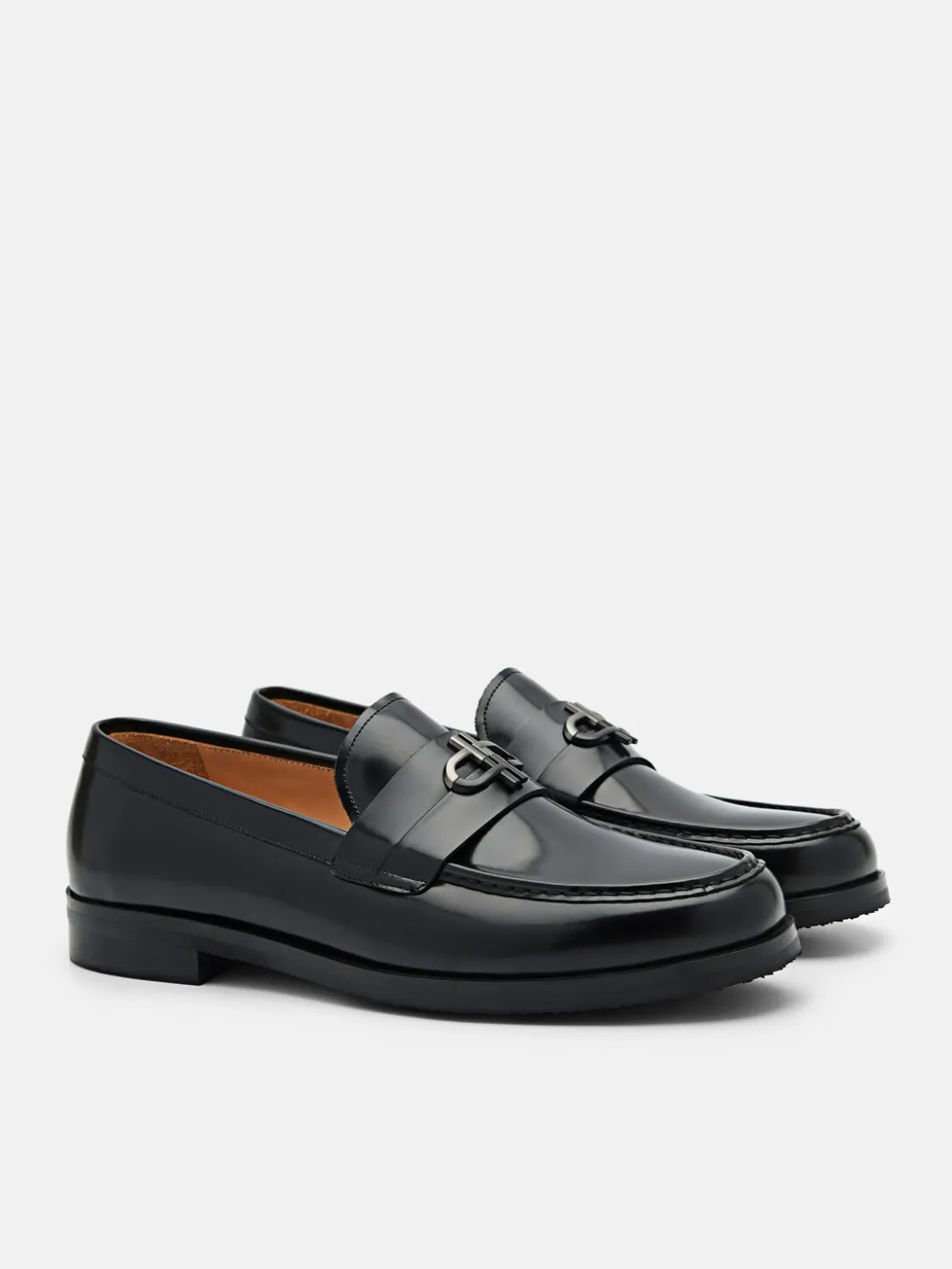 Leather Loafers - Black