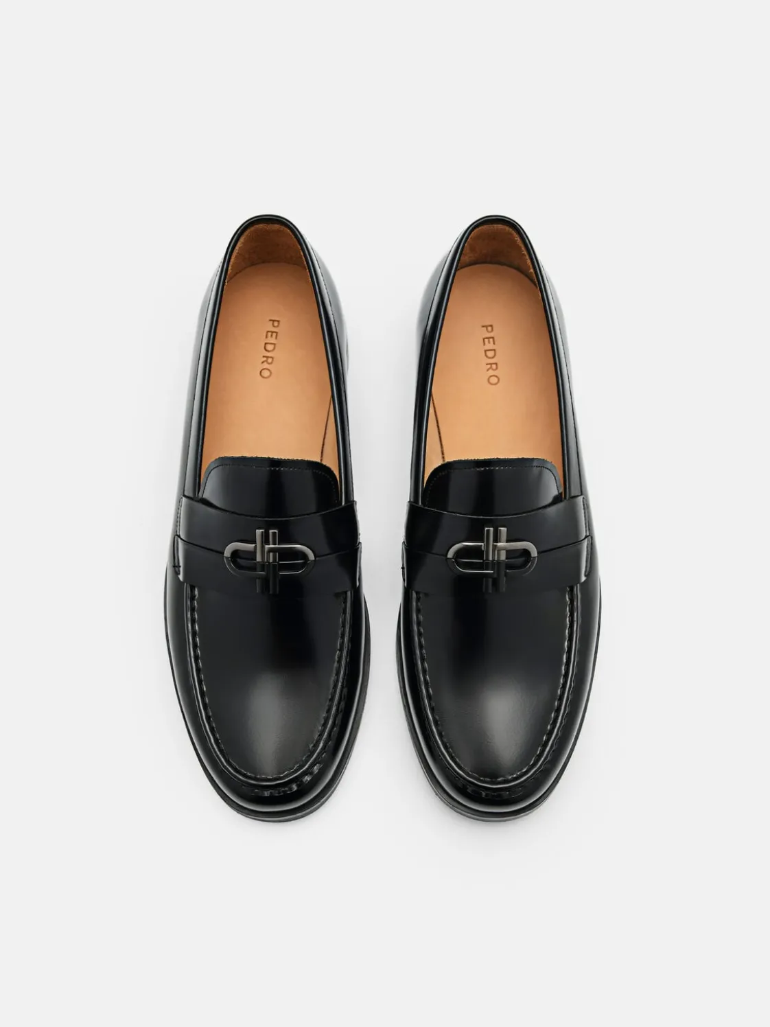 Leather Loafers - Black