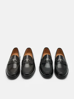 Leather Loafers - Black