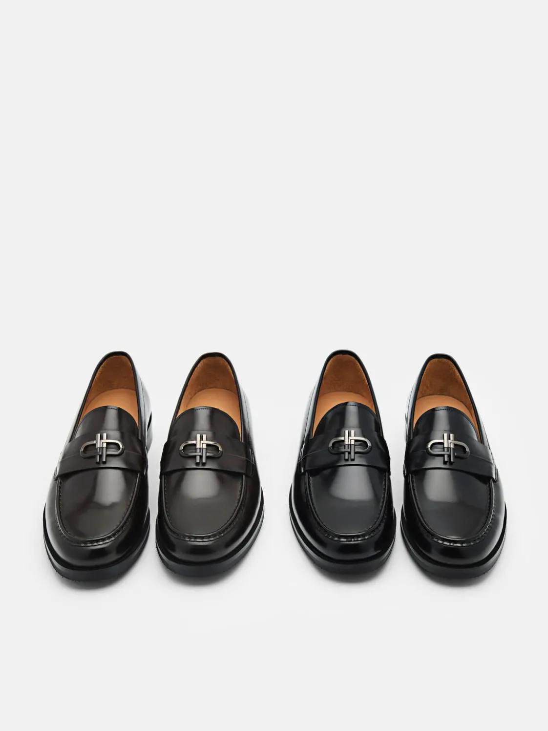 Leather Loafers - Black