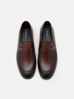 Leather Loafers - Brown