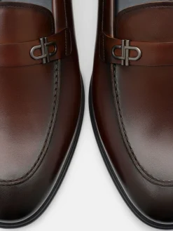 Leather Loafers - Brown