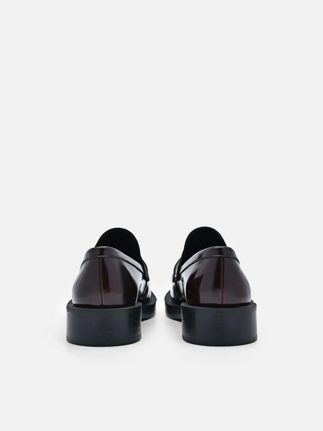 Leather Loafers - Mahogany