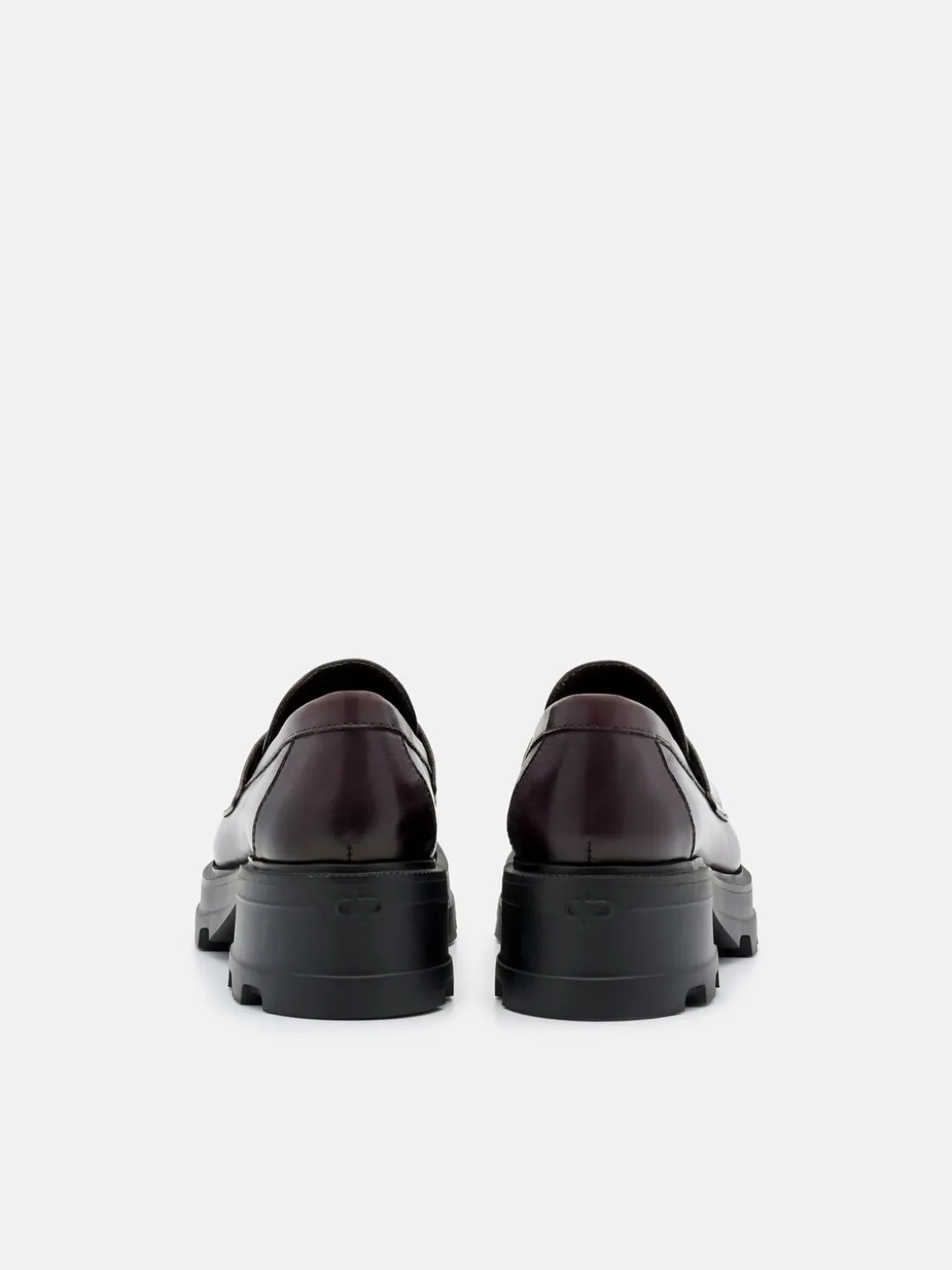 Leather Loafers - Wine
