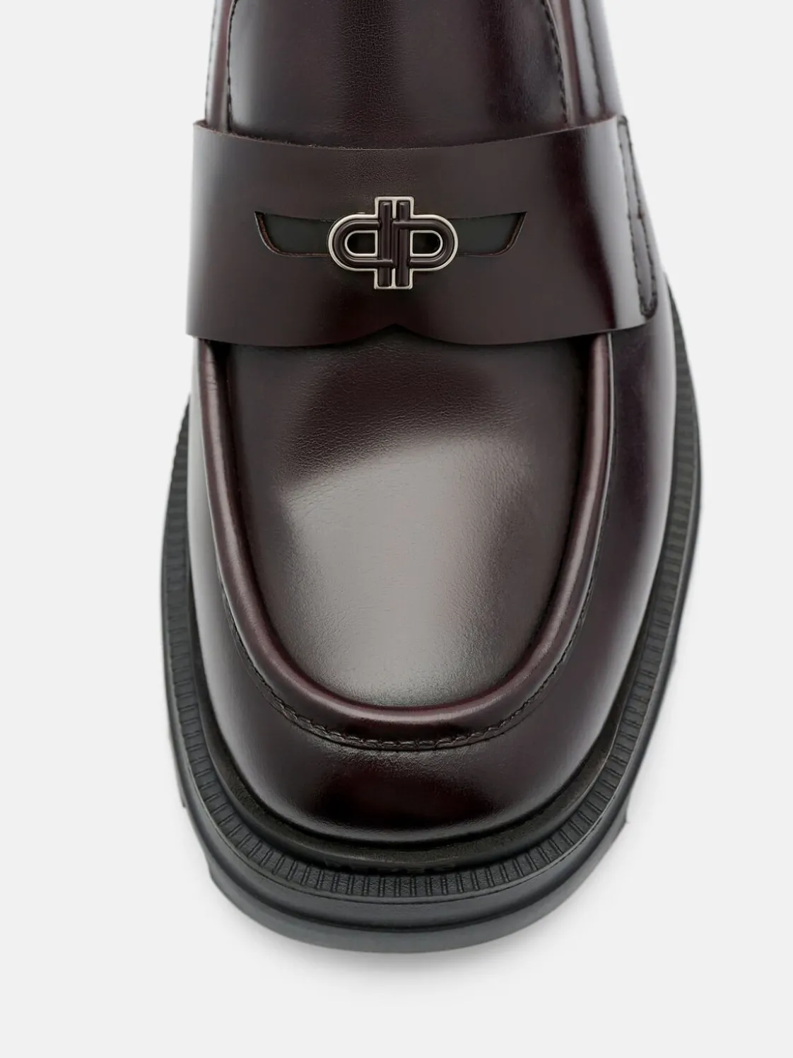 Leather Loafers - Wine