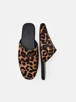 Leather Mules - Multi