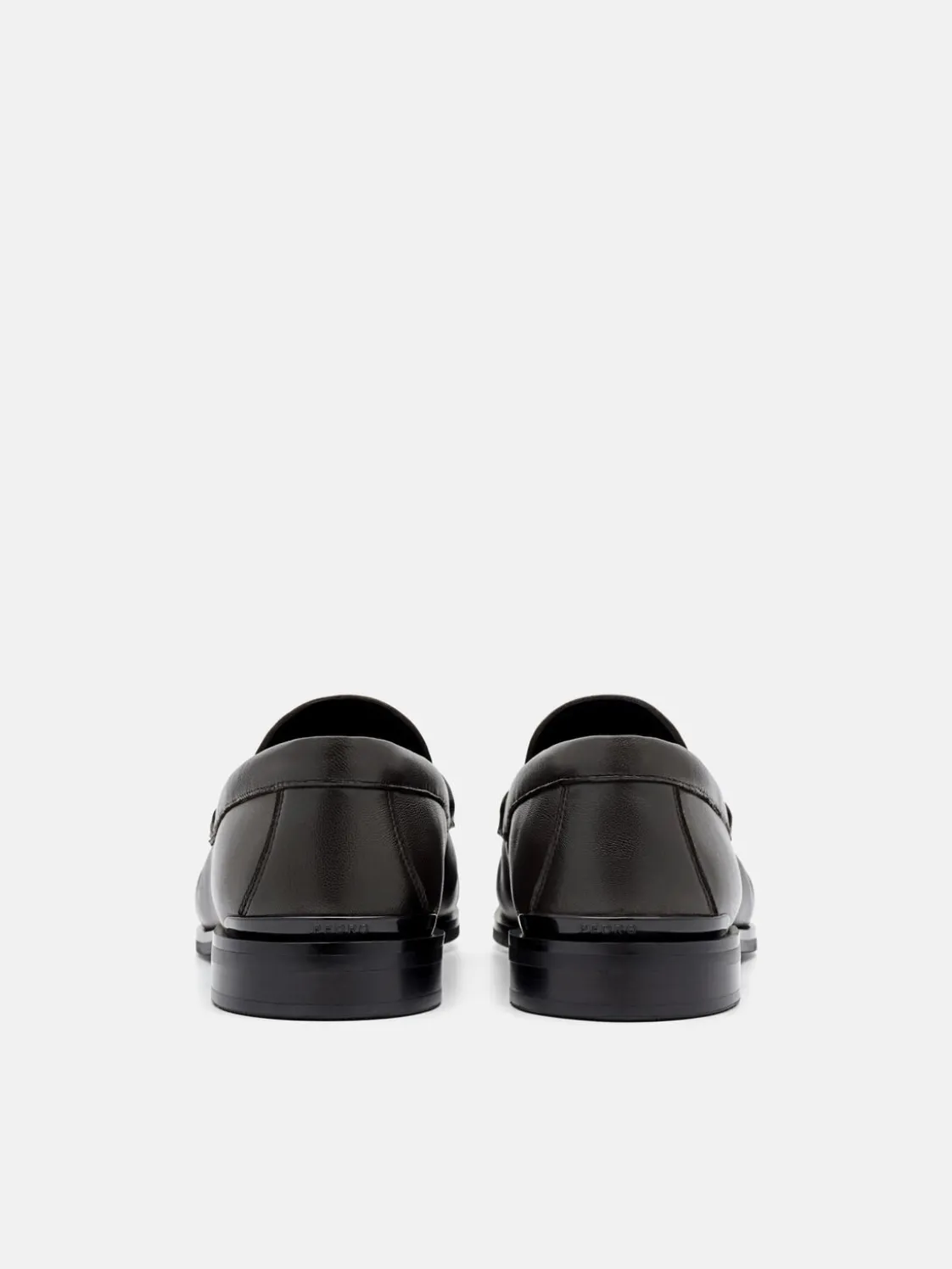 Leather Penny Loafers - Dark Brown