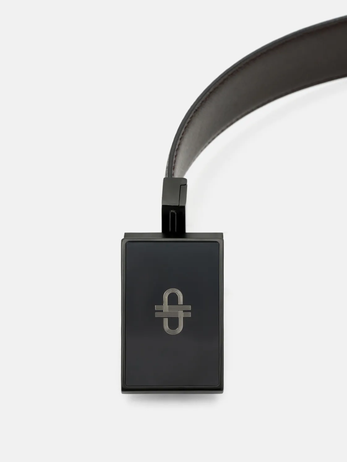 Leather Reversible Tang Belt - Black