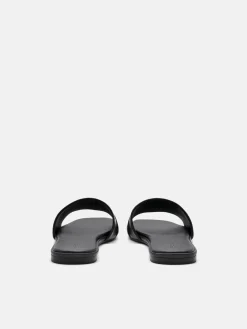Leather Sandals - Black