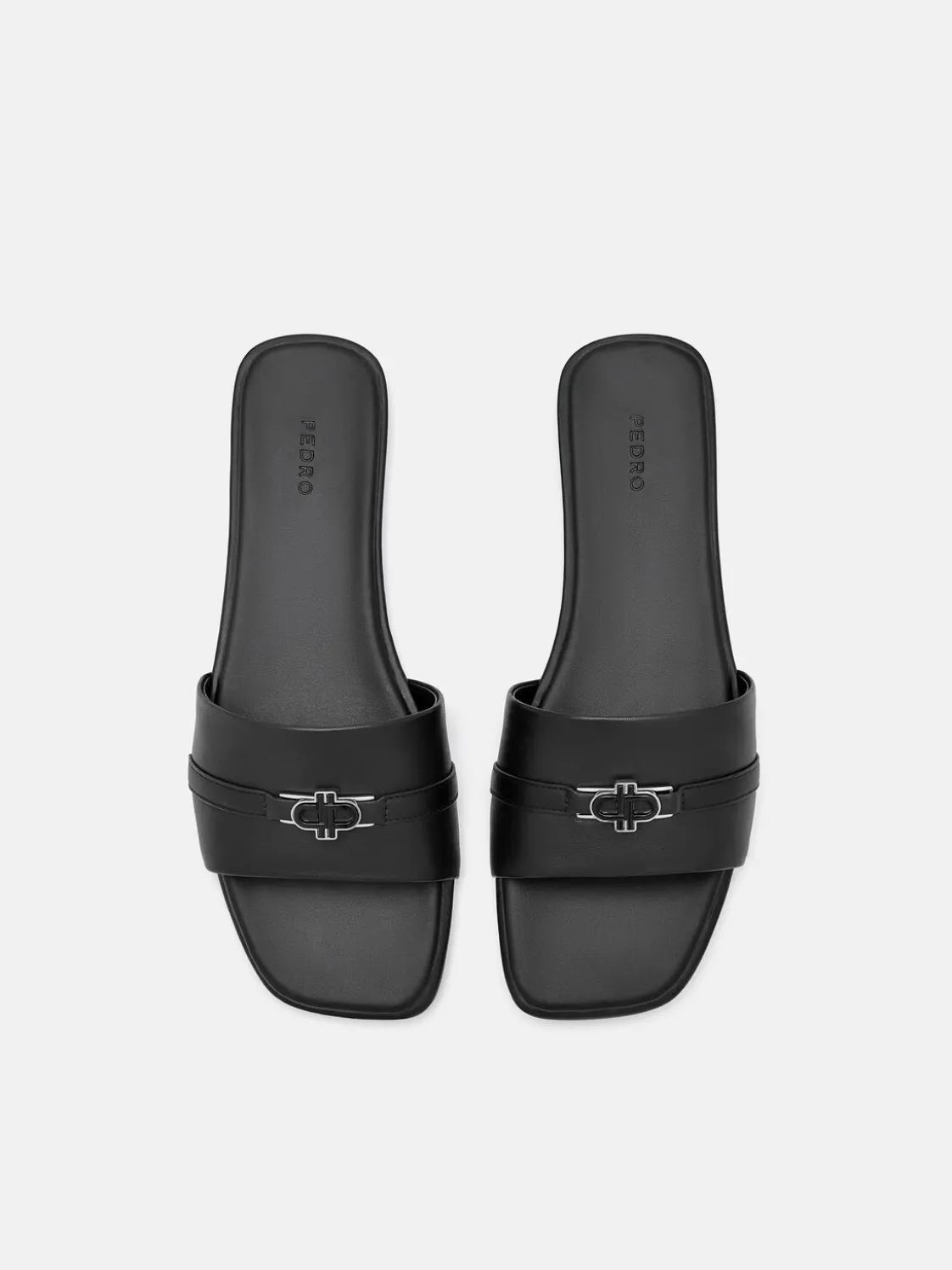 Leather Sandals - Black