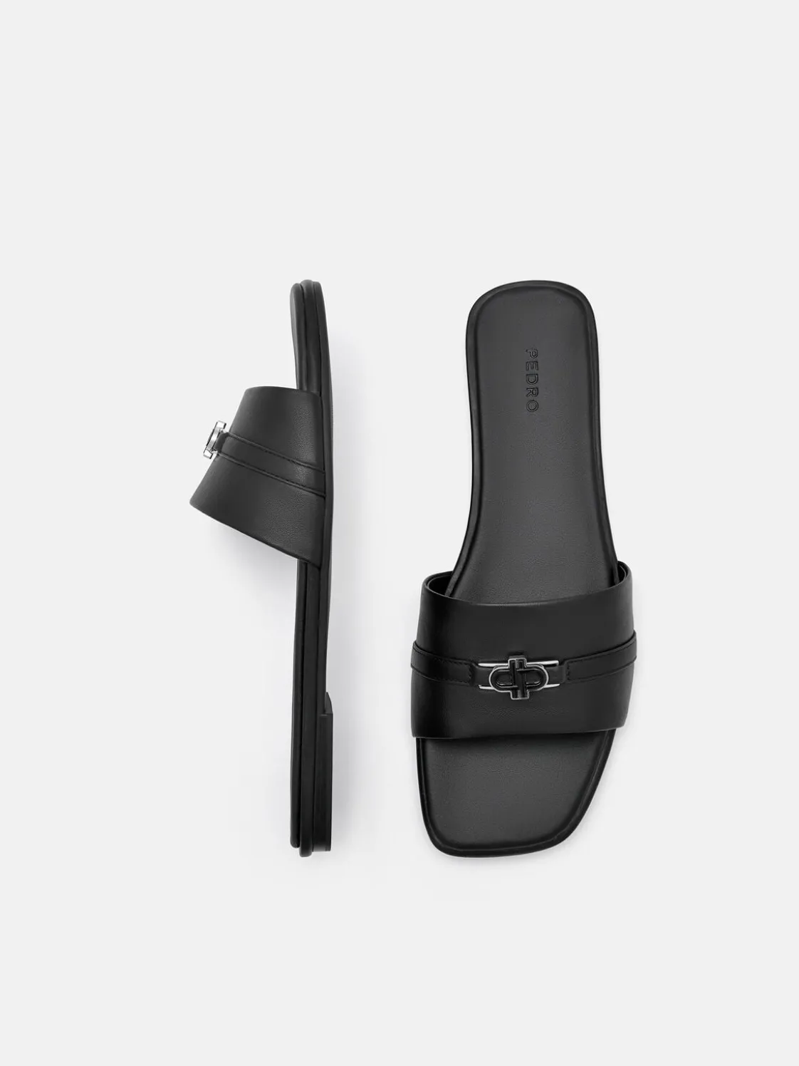 Leather Sandals - Black