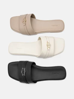 Leather Sandals - Black