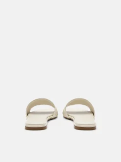 Leather Sandals - Chalk