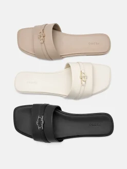 Leather Sandals - Chalk