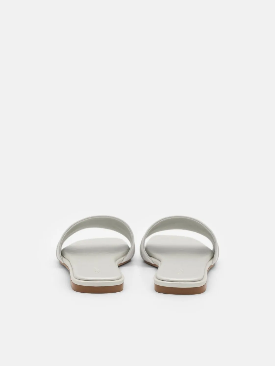 Leather Sandals - Silver