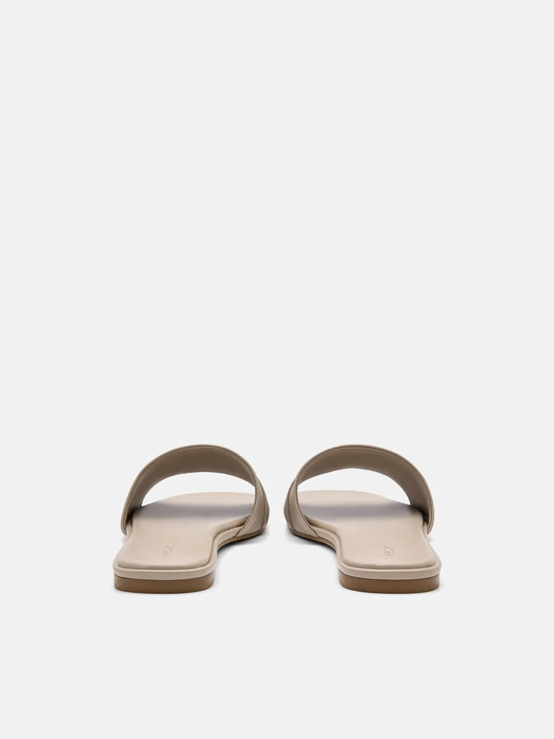 Leather Sandals - Taupe