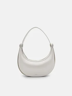 Leather Shoulder Bag - Chalk