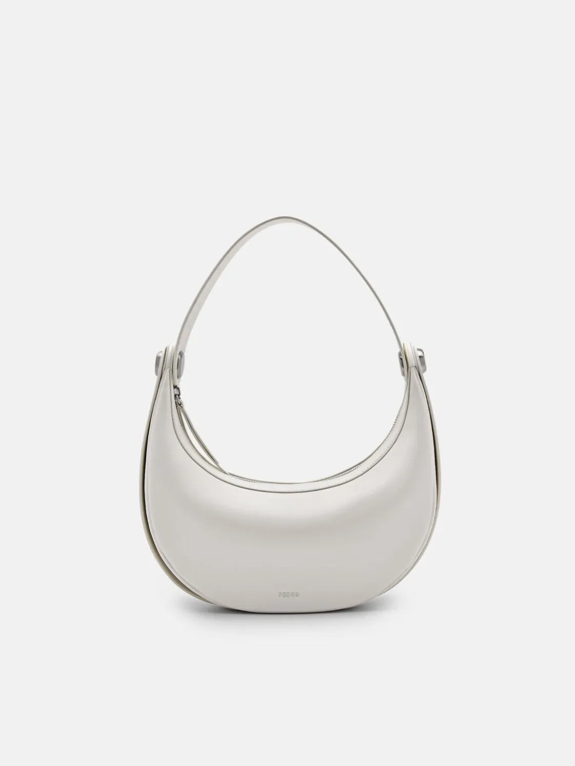 Leather Shoulder Bag - Chalk