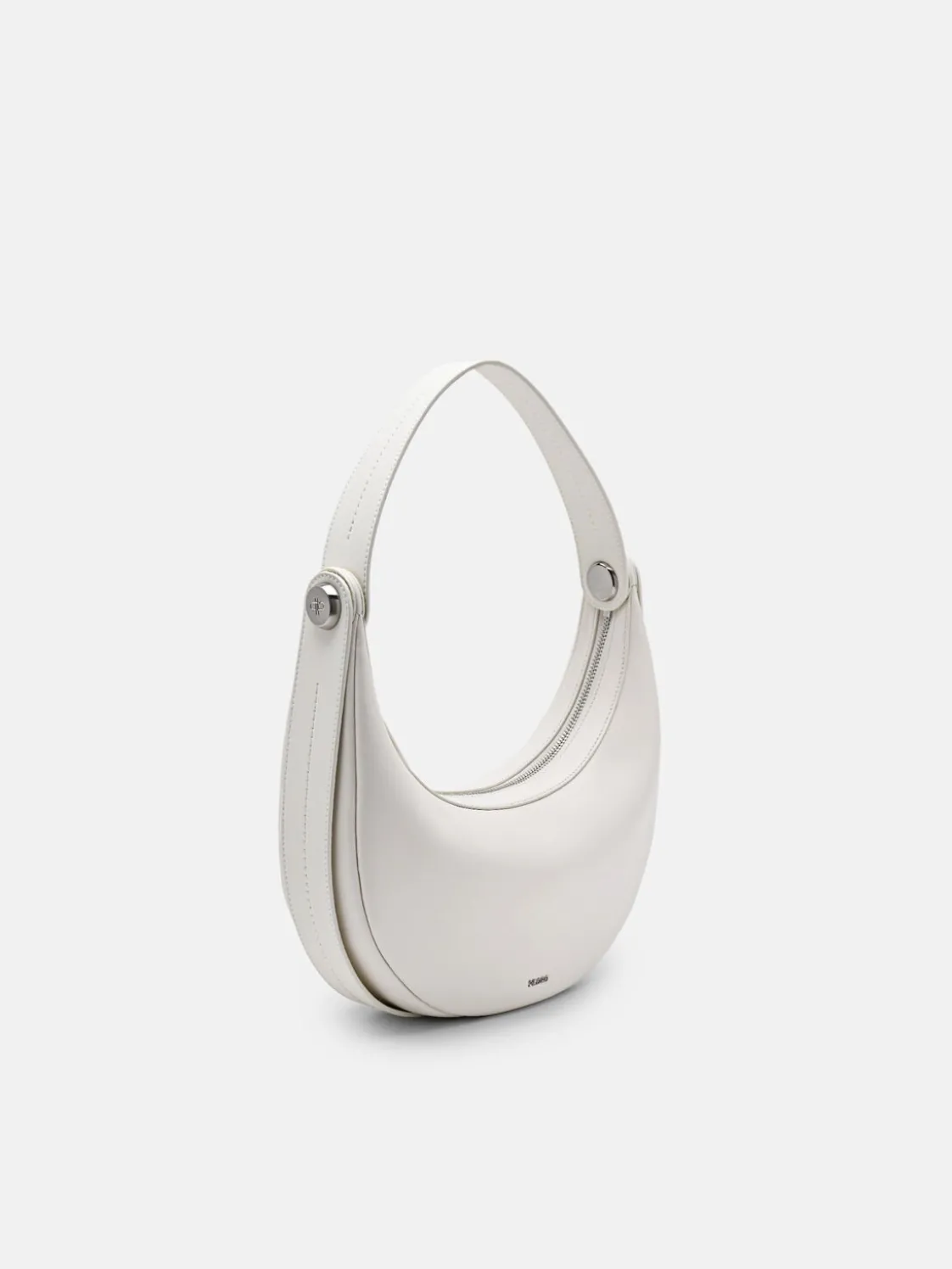 Leather Shoulder Bag - Chalk